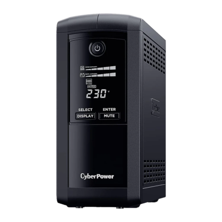 CyberPower VP1000ELCD Ligne Interactive 1000VA 550W Noir 4 prises Onduleur