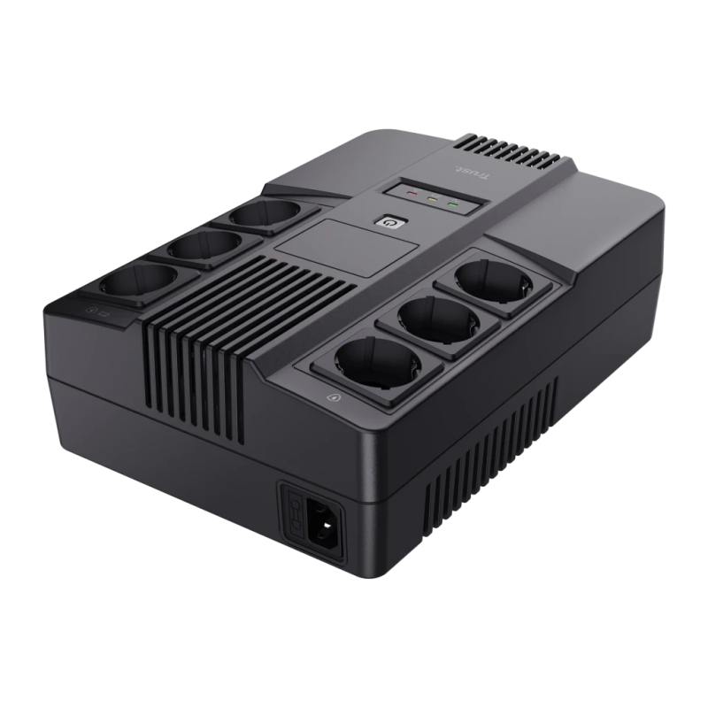 Trust Maxxon 800VA Offline 360W Noir 6 prises Onduleur