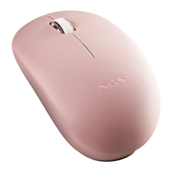 NGS Fog Pro Rose 1000 DPI 2 boutons 2,4GHz 60 g Souris sans fil ergonomique silencieuse
