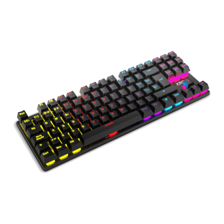 Krom Kasic TKL Red Switch RGB 87 Touches Noir mécanique Clavier gaming