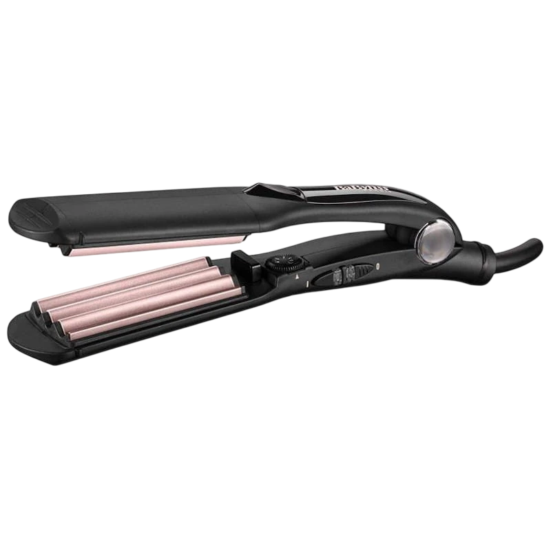 BaByliss The Crimper Noir/Rose 210°C céramique 10 températures Lisseur
