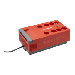 Salicru SPS 850 HOME+ Ligne Interactive 850VA 480W Rouge 8 prises Onduleur