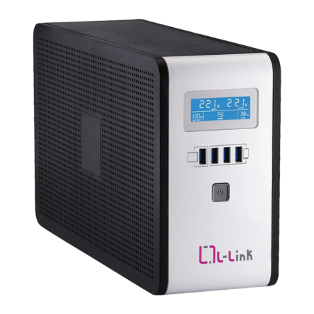 L-Link Interactive 1600VA 900W LL-7716 2 prises Onduleur