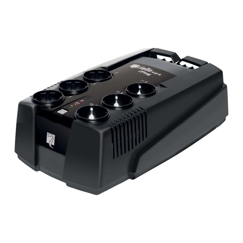 Riello UPS iPlug IPG 600 Offline 600VA 360W Noir 8 prises Onduleur