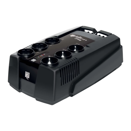 Riello UPS iPlug IPG 600 Offline 600VA 360W Noir 8 prises Onduleur
