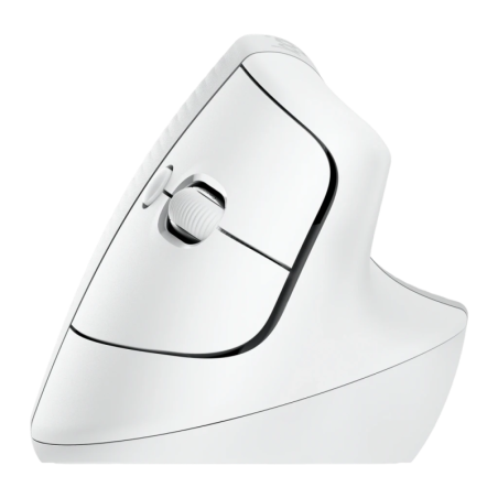Logitech Lift Vertical Ergonomic Blanc 4000 DPI 6 boutons 125 g Souris sans fil