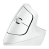 Logitech Lift Vertical Ergonomic Blanc 4000 DPI 6 boutons 125 g Souris sans fil