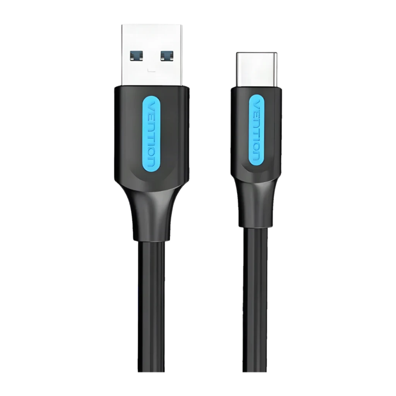 Câble USB Vention COZBH USB-A vers USB-C 3.2 Gen 1 3A 5Gbit/s 2m Noir