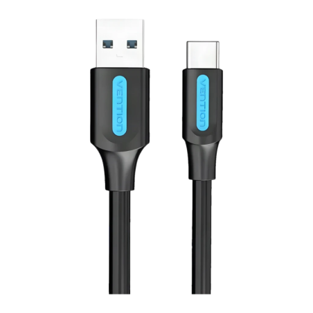 Câble USB Vention COZBH USB-A vers USB-C 3.2 Gen 1 3A 5Gbit/s 2m Noir