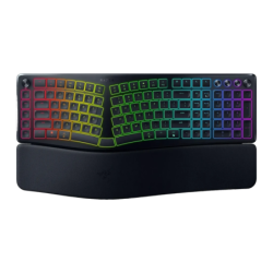 Razer Pro Type Ergo Switch Ciseaux RGB Noir Bluetooth + 2,4GHz Clavier sans fil
