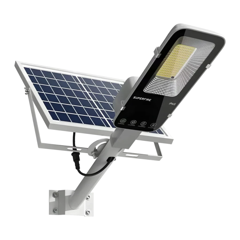 Lampe solaire Superfire 1200lm 120m² FF5-C 15000mAh IP65 12h