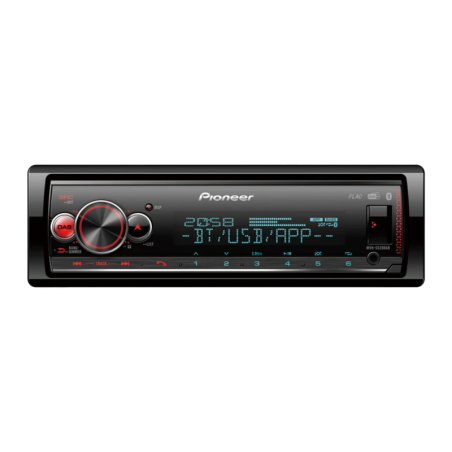 Pioneer Noir 1 DIN Bluetooth MVH-S520DABAN Autoradio