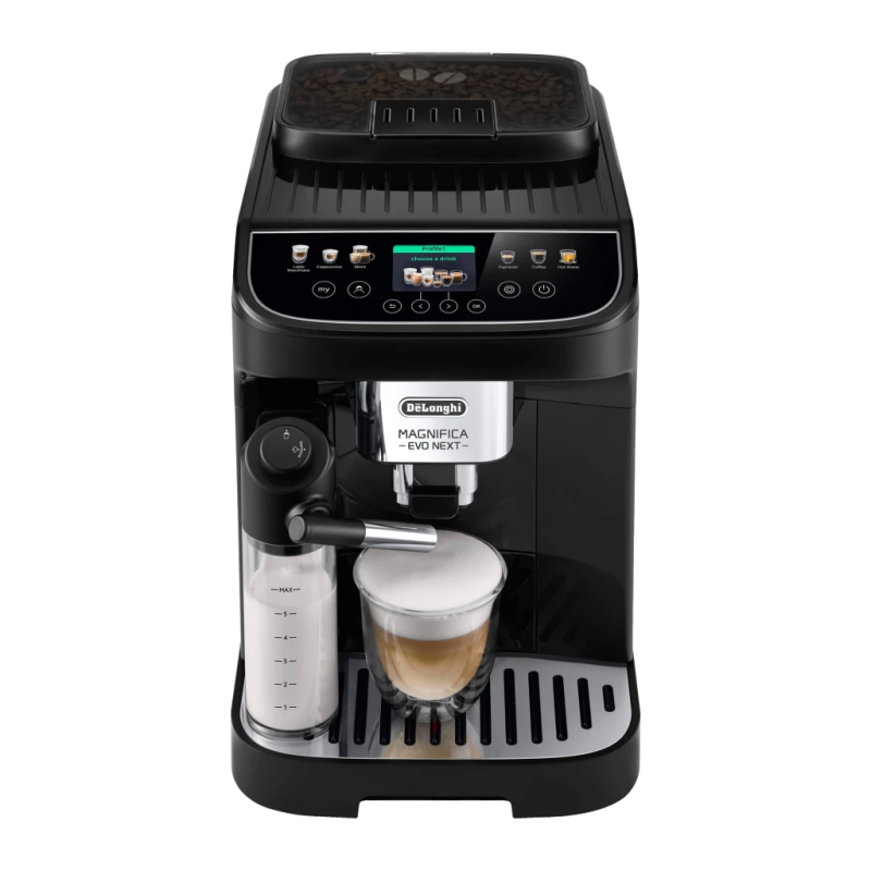 De'Longhi Magnifica Evo Next 1,8L Moulin intégré Noir ECAM310.60.B 1450W 15 bars Machine à Café Superautomatique