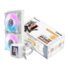 Darkflash ARGB 240mm Blanc DV240S 2 ventilateurs Refroidissement liquide