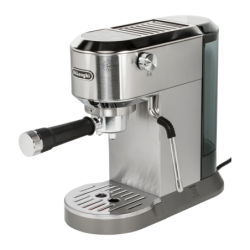 De'Longhi Dedica Duo 1,1L Buse vapeur manuelle Café moulu et dosettes ESE Argent EC890.M 1450W 15 bars Machine Expresso