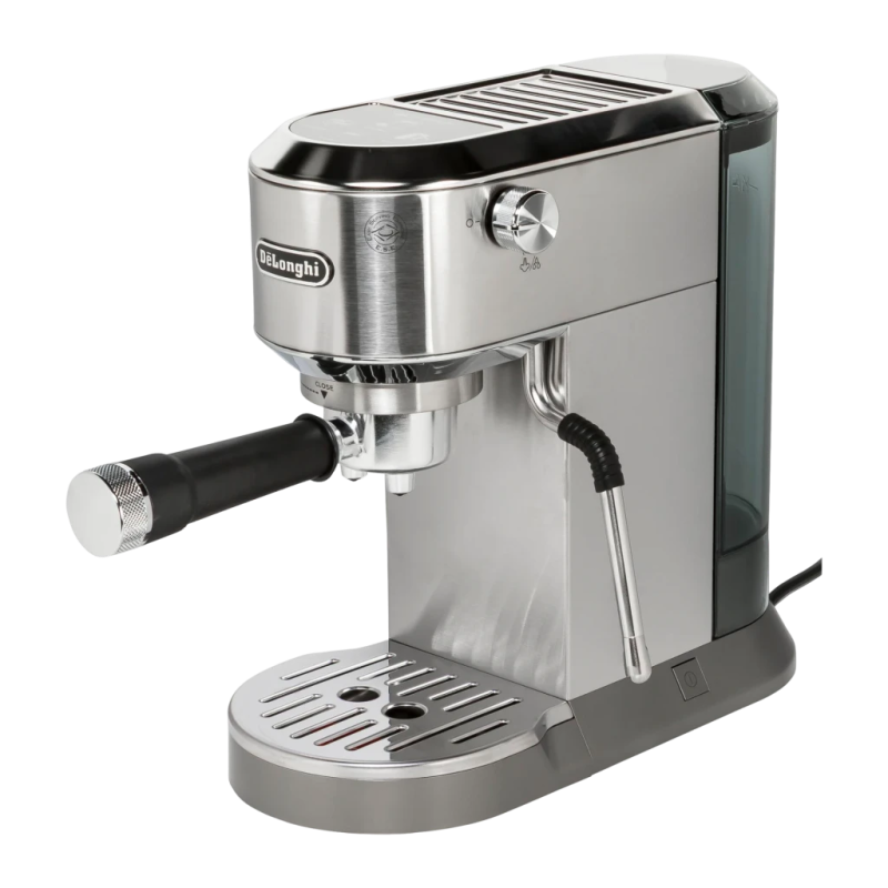 De'Longhi Dedica Duo 1,1L Buse vapeur manuelle Café moulu et dosettes ESE Argent EC890.M 1450W 15 bars Machine Expresso
