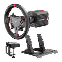 PXN VD6 Bundle Direct Drive 6 Nm PC Pédales Hall incluses palettes capteurs magnétiques Volant de simulation