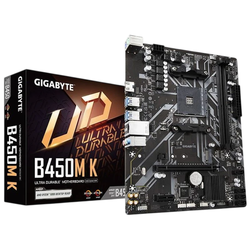 Gigabyte B450M K AM4 micro ATX AMD B450 Carte mère
