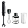 Braun MultiQuick 5 0,6L 1000W 21 vitesses Noir MQ50202M acier inoxydable Mixeur plongeant