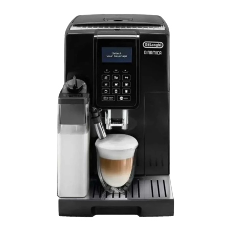 De'Longhi Dinamica 1,8L Moulin Conique 13 Réglages Noir ECAM 353.75.B 1450W 15 bars Machine à Café Superautomatique