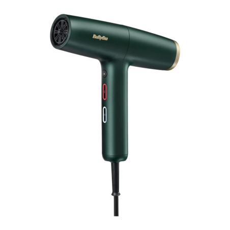 BaByliss Air Power Pro Ionique Digital D6555DE Or/Vert 1700W 3 vitesses 4 températures souffle froid Sèche-cheveux