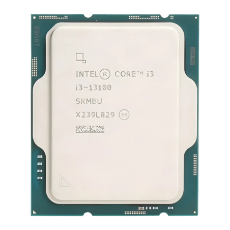 Intel Core i3-13100 Socket 1700 Tray 4 Cœurs LGA1700 8 threads 4,5GHz Processeur