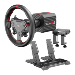 PXN VD4 Bundle Direct Drive 4 Nm PC Pédales Hall Effect Noir palettes capteurs magnétiques Volant de course