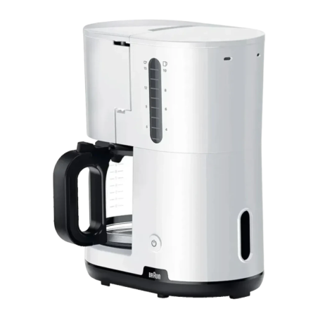 Braun KF1100 10 tasses 1000W Blanc Cafetière filtre
