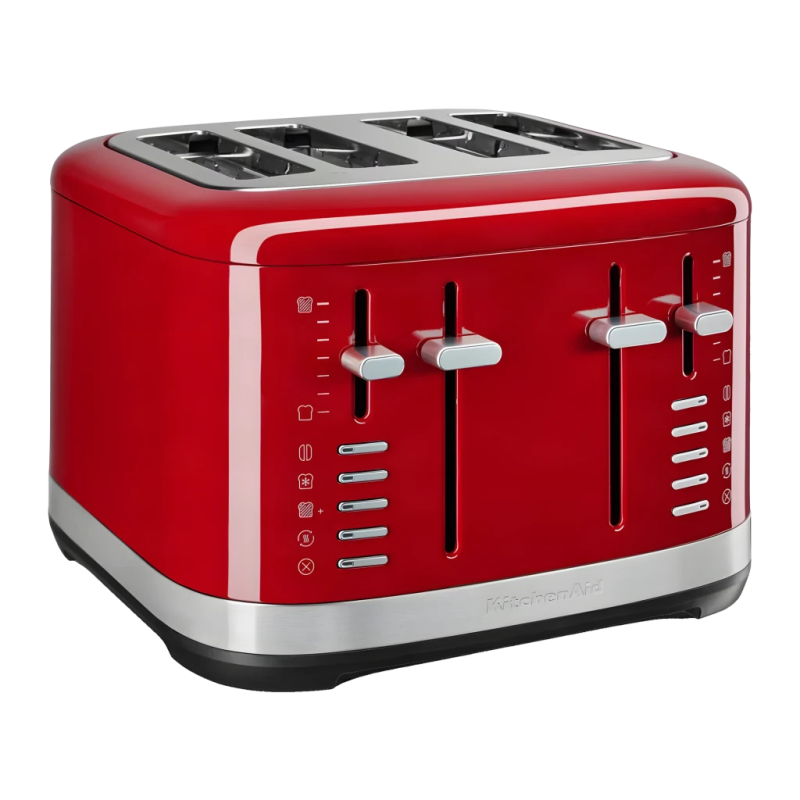 KitchenAid 1640W 4 Fentes Rouge 5KMT4109EER Grille-pain