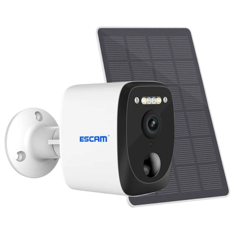 Escam QF370 Blanc 3MP WiFi Solaire vision nocturne en couleur Caméra de surveillance