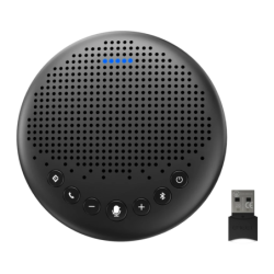 Emeet Luna Jack 3.5mm Noir 3W 10h 2600mAh Bluetooth 4.2 Haut-parleur de conférence