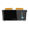 Cecotec Toast&Taste Extra Double 1350W 4 Tranches Noir 02180 Grille-pain