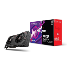 Sapphire Pulse Radeon RX 9070 GRE OC 12GB GDDR6 Noir 2 ventilateurs HDMI 2.1 2 DisplayPort Carte graphique