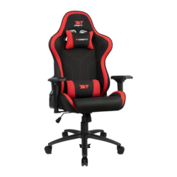 Drift DR110 Noir/Rouge Tissu Respirant 4D 150kg inclinable coussin lombaire vérin classe 4 Chaise gaming