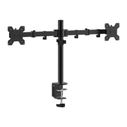 Support de Bureau Approx Double Écran Noir Inclinable 15° 10-27 pouces appSMD02