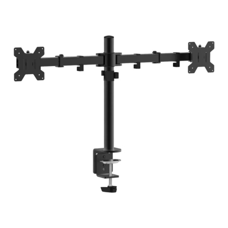 Support de Bureau Approx Double Écran Noir Inclinable 15° 10-27 pouces appSMD02