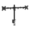 Support de Bureau Approx Double Écran Noir Inclinable 15° 10-27 pouces appSMD02