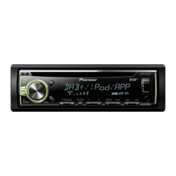 Pioneer Noir 1 DIN DEH-X6800DAB Autoradio