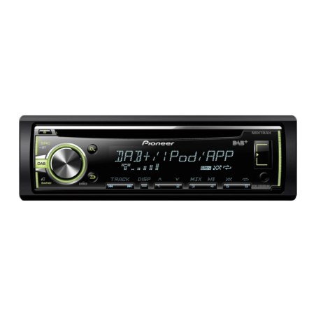 Pioneer Noir 1 DIN DEH-X6800DAB Autoradio