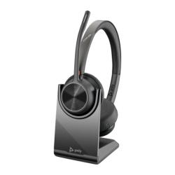 Poly Voyager 4320 UC USB-A Noir Arceau Bluetooth 5.1 47h Casque sans fil