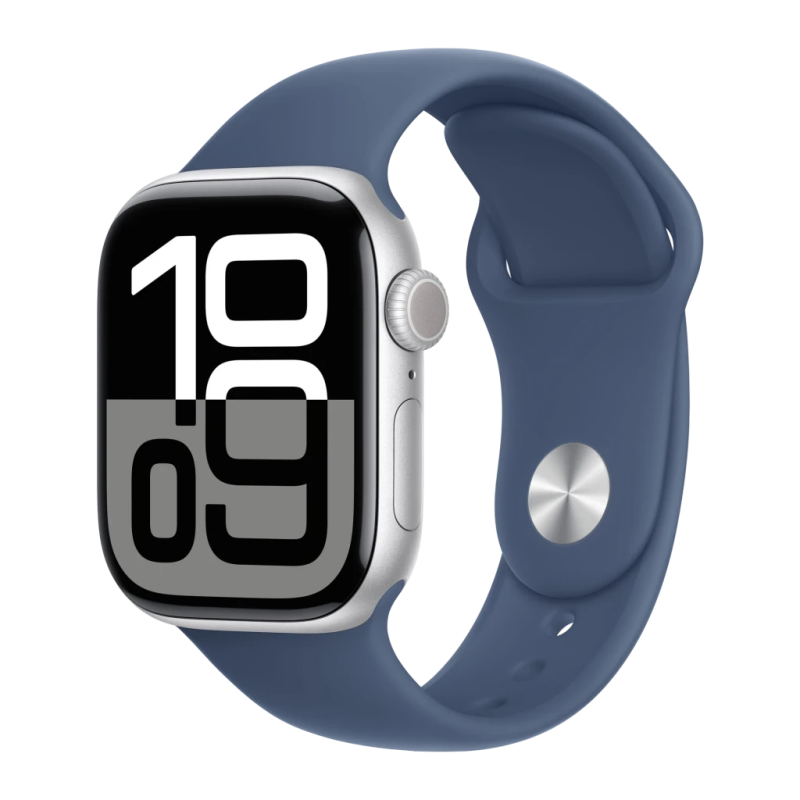 Apple Watch Series 10 GPS + Cellular 42mm Aluminium Argent