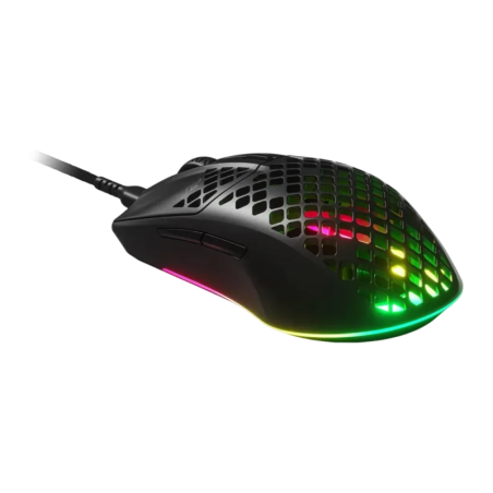 SteelSeries Aerox 3 2022 Onyx Boutons Mécaniques 8500 DPI RGB Noir 59 g Souris gaming
