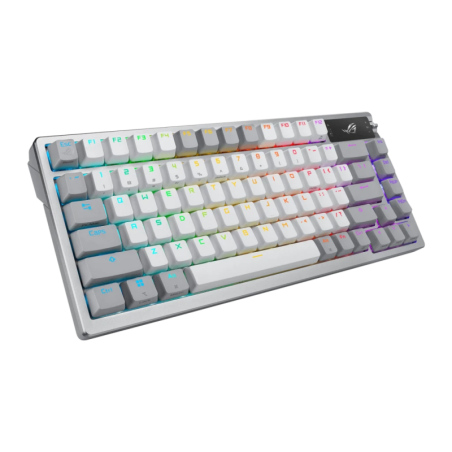 ASUS ROG Azoth RGB QWERTY Blanc Clavier gaming sans fil mécanique