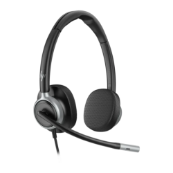 HP Poly Mission 625 USB-C Réduction de bruit Noir Arceau avec micro Casque
