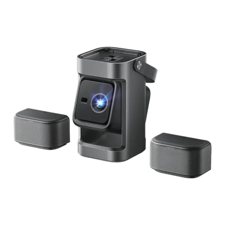 Anker Nebula P1 1080p DLP 650 lumens ANSI LED Google TV Noir Bluetooth haut-parleur 10W 27dB Projecteur
