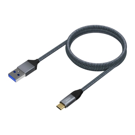 Câble Aisens USB 3.1 vers USB-C Mâle/Mâle 2m 3A Gen2 Gris