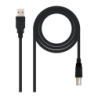 Câble Nanocable USB 2.0 Type A/M-B/M 3m USB-A vers USB-B Noir