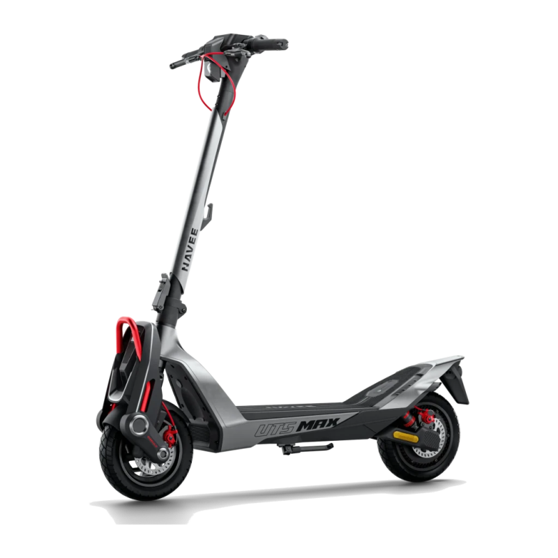 NAVEE UT5 Max 2400W 100km 25km/h 12 pouces Gris 150kg pliable Trottinette électrique