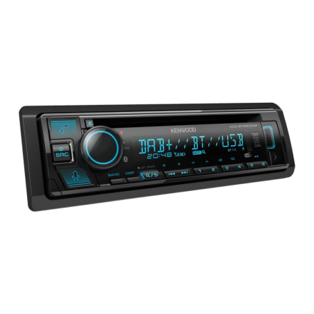 Kenwood Noir 1 DIN KDC-BT560DAB Bluetooth Autoradio