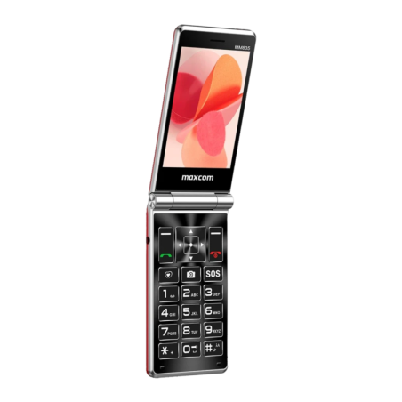 Maxcom Comfort MM835 4G Rouge à clapet 1400mAh Téléphone basique